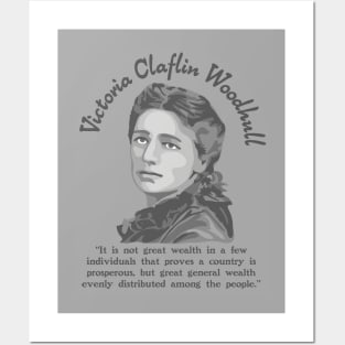 Victoria Woodhull Portrait and Quote Posters and Art